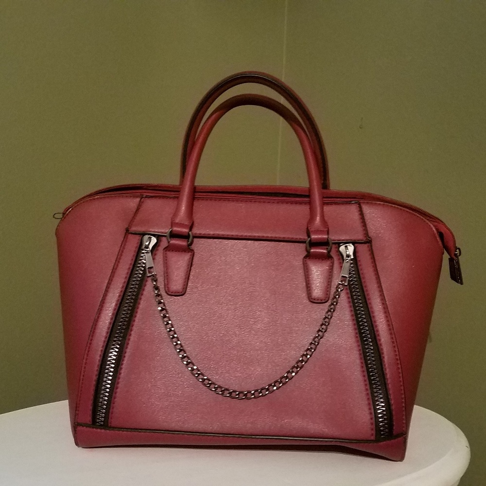 Primark handbag burgundy